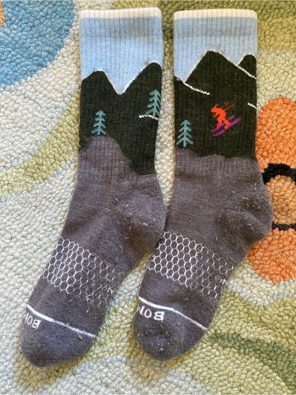 *USED* Bombas Merino Wool Blend Calf Sock 3-Pack + Gift Box - Picture 13 of 16